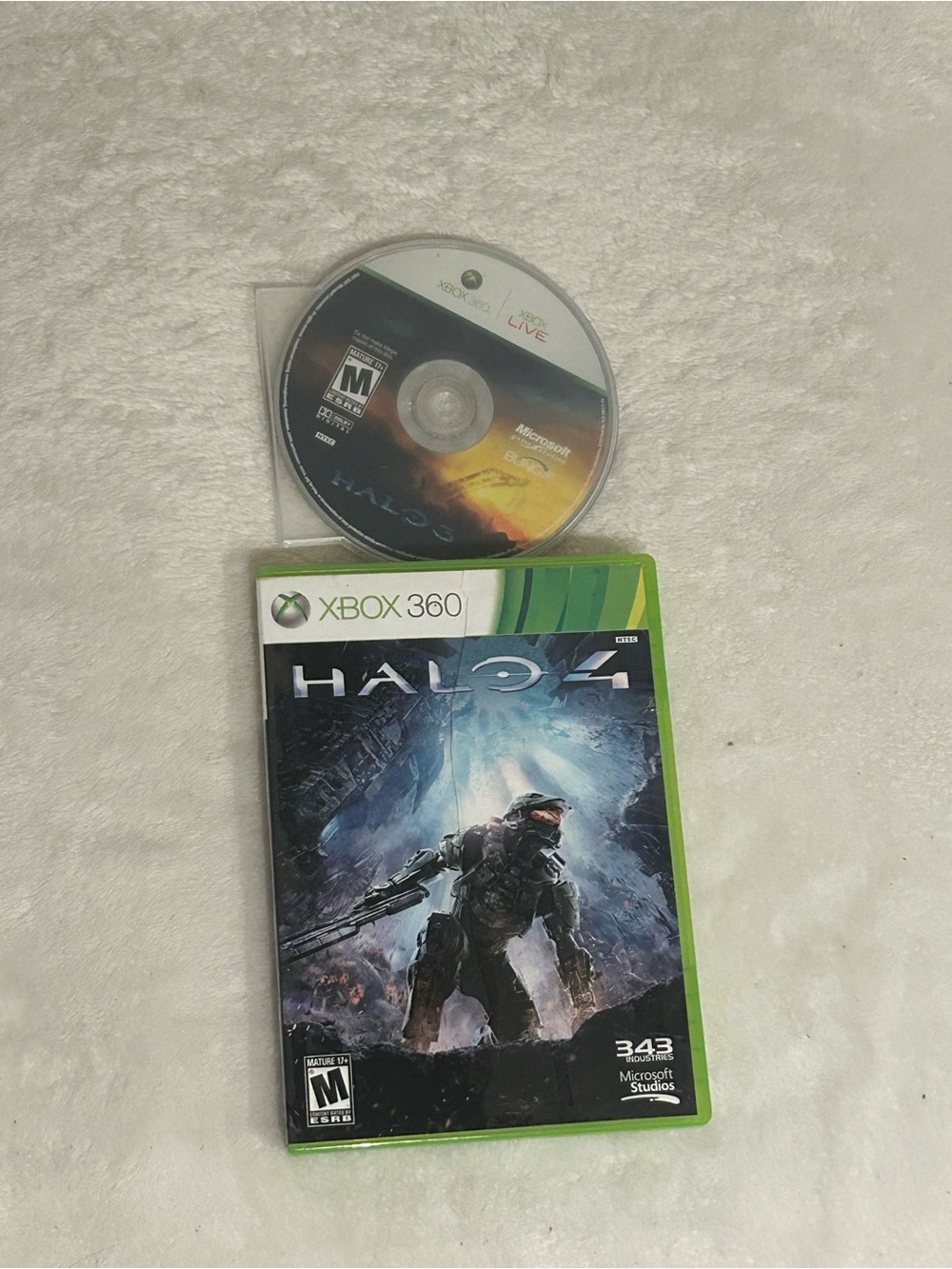 Halo 4 and Halo 3 (loose) for Xbox 360